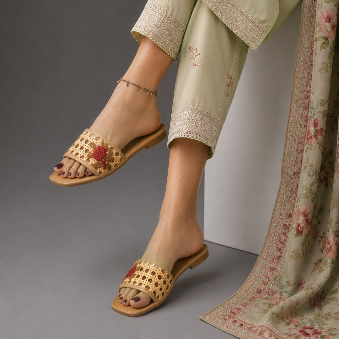 HathKaari Handmade Eid Slippers – Buy 2 Get 1 Free
