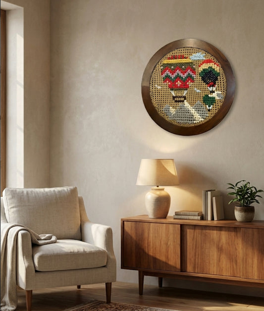 Embroidered Hot Air ballon - 21 inches