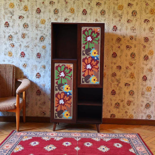 Embroidered Cabinet - 65 x 31 inches