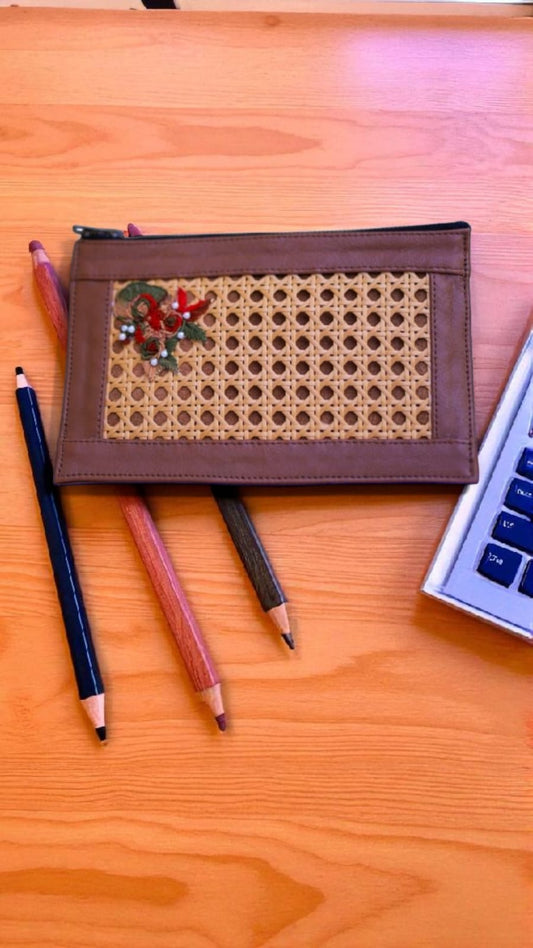 Embroidered Cane purses