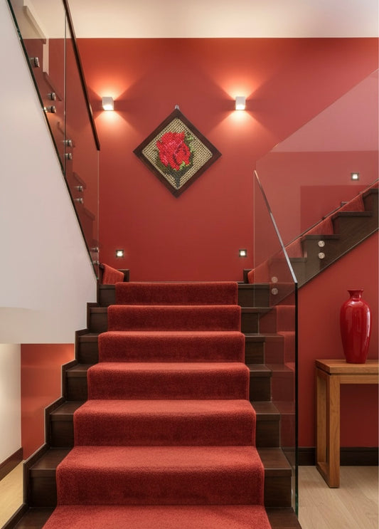 Small Bouquet wall hangings - 18 x 17 inches