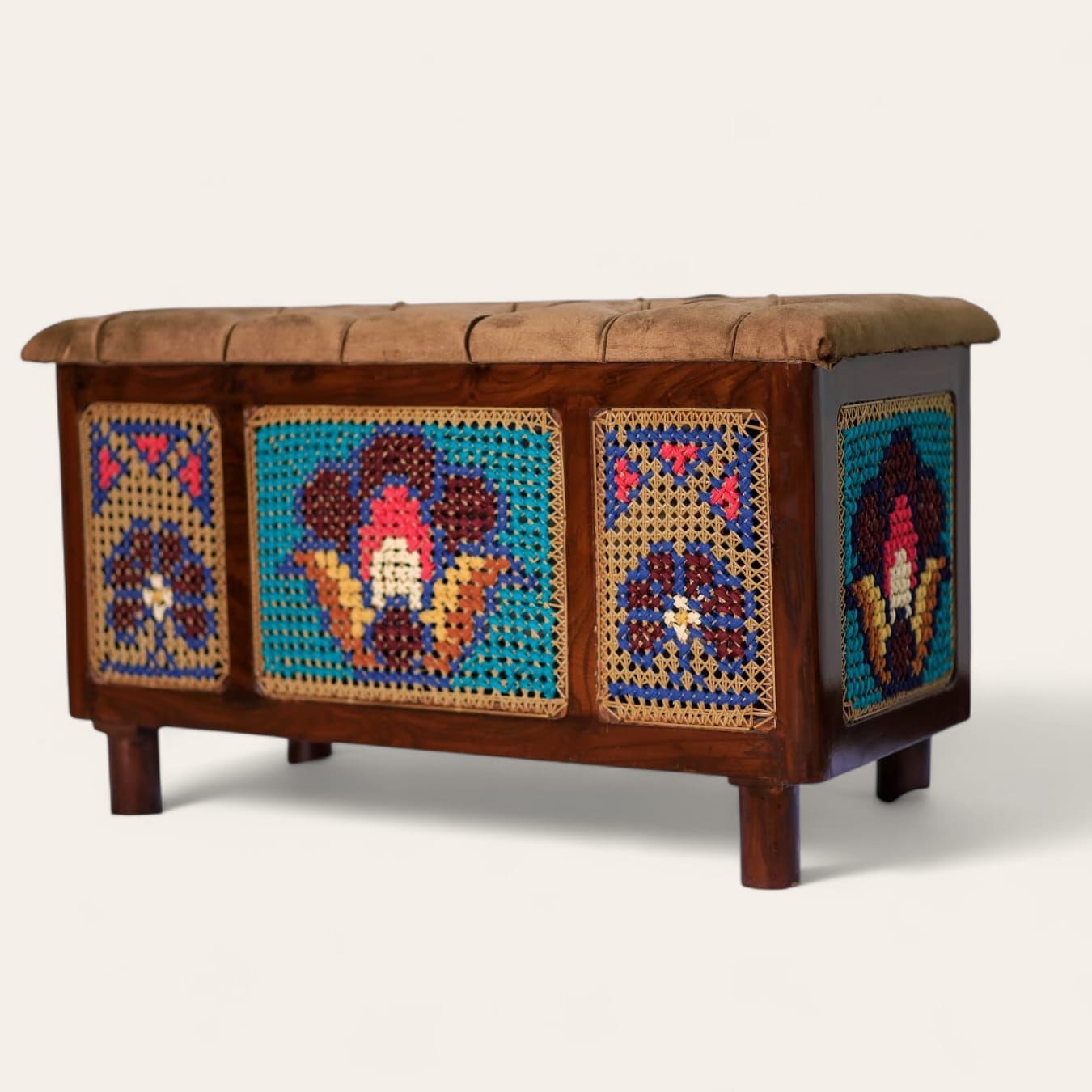 Sitting couch with storage 2 in 1 - 36  x 17 x 21 inches