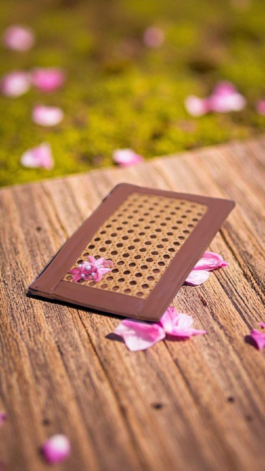 Embroidered Cane purses