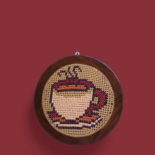 Round Coffee wall hanging - 21 inches