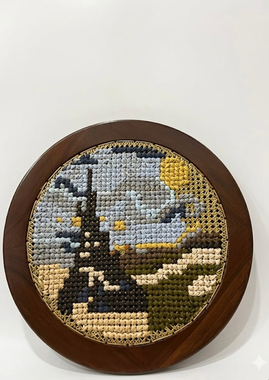 Starry night wall hanging - 21 inches
