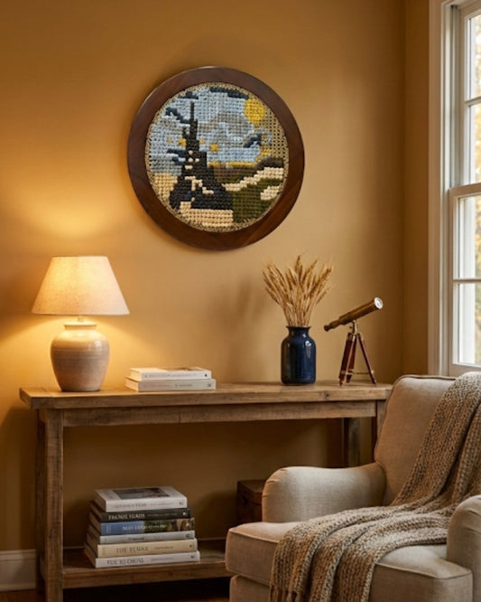 Starry night wall hanging - 21 inches