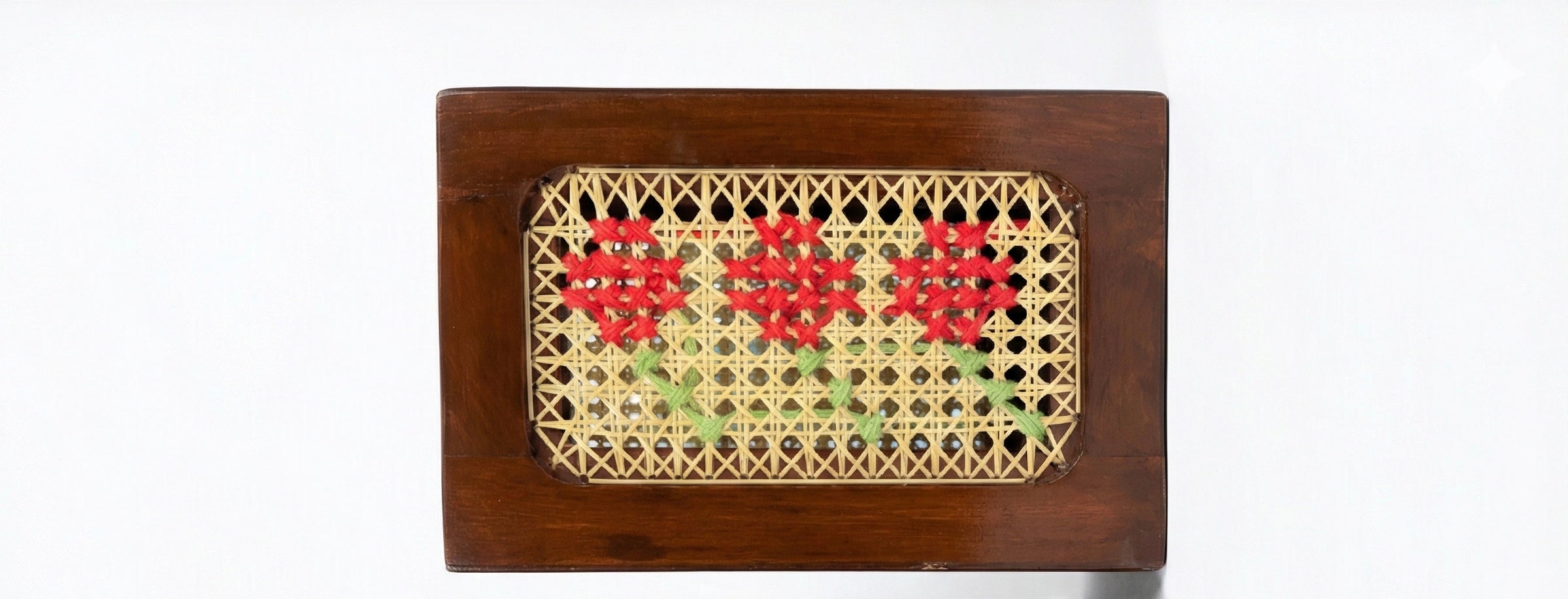 embroidered Accent boxes - 14 x 14 inches