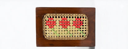 embroidered Accent boxes - 14 x 14 inches