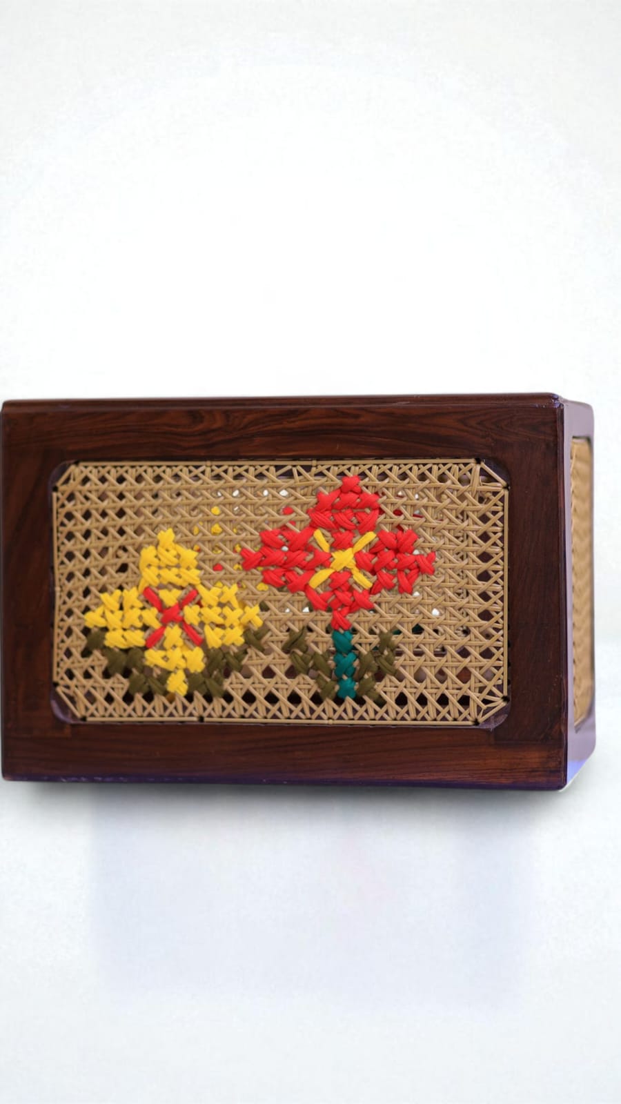 embroidered Accent boxes - 14 x 14 inches