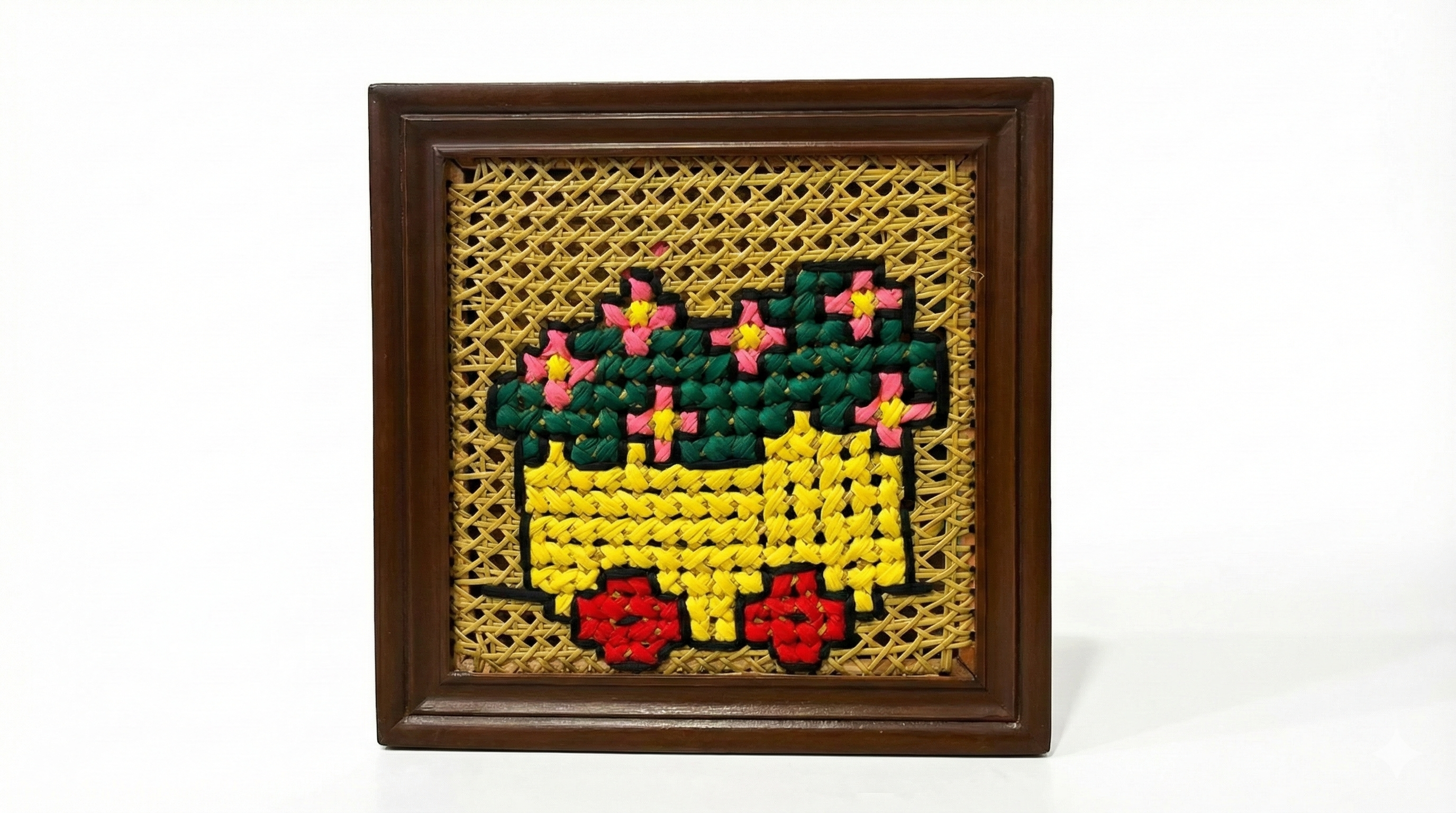 Embroidered mini wall hangings - 12 x 12 inches