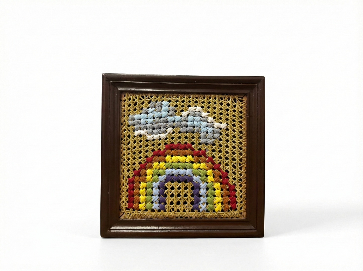 Embroidered mini wall hangings - 12 x 12 inches