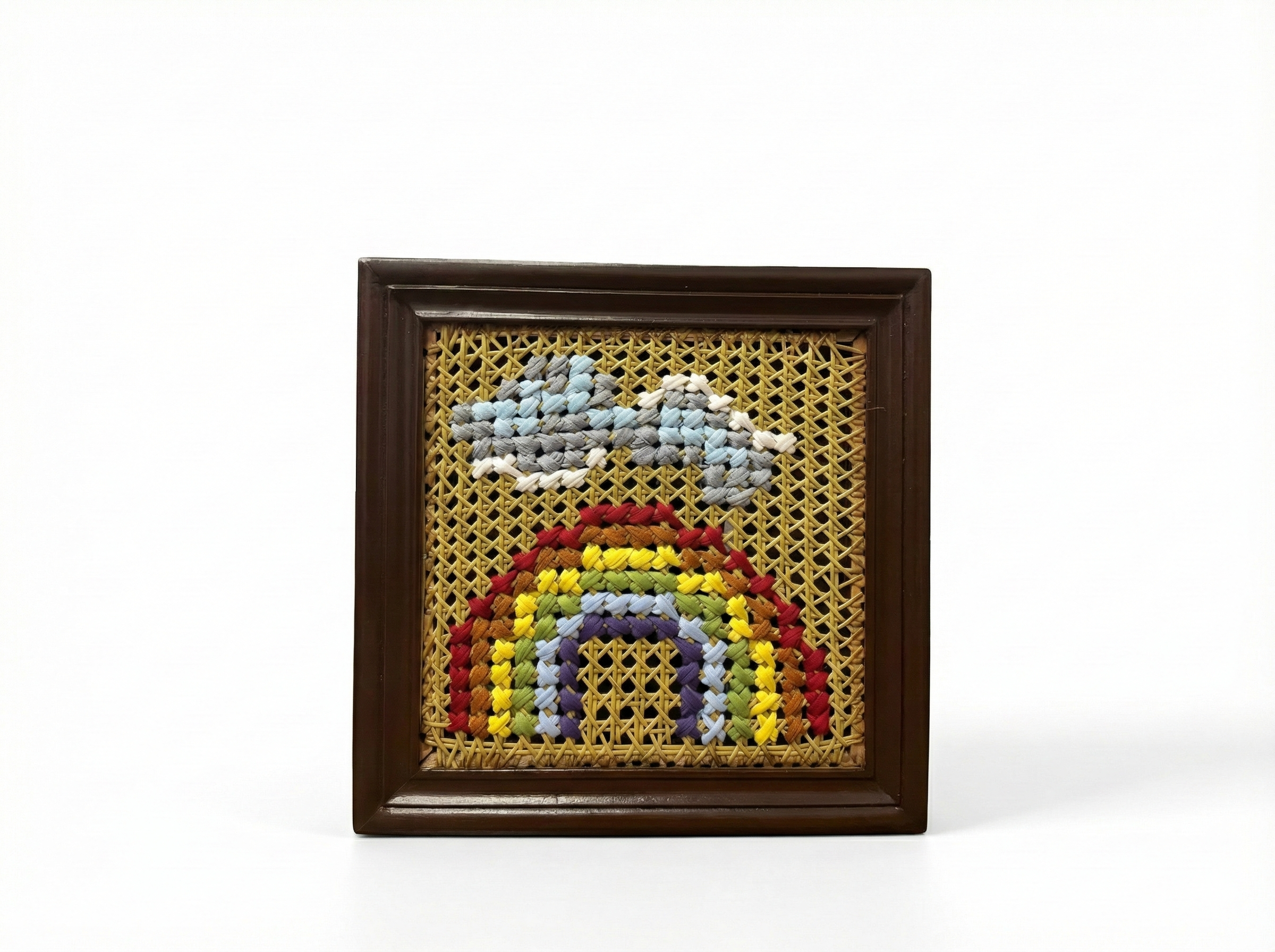 Embroidered mini wall hangings - 12 x 12 inches