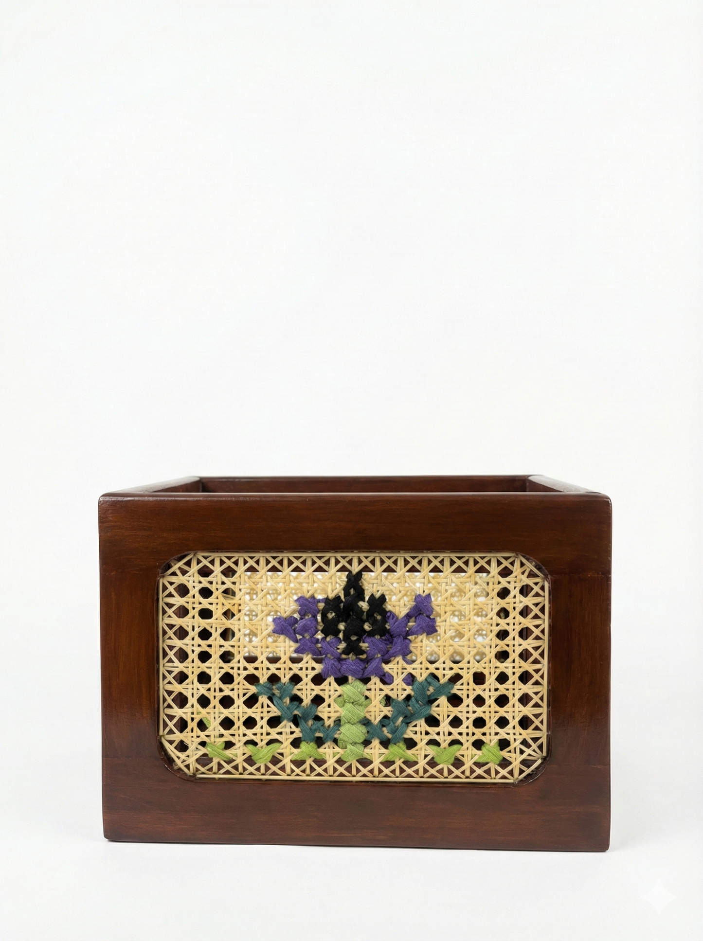 embroidered Accent boxes - 14 x 14 inches