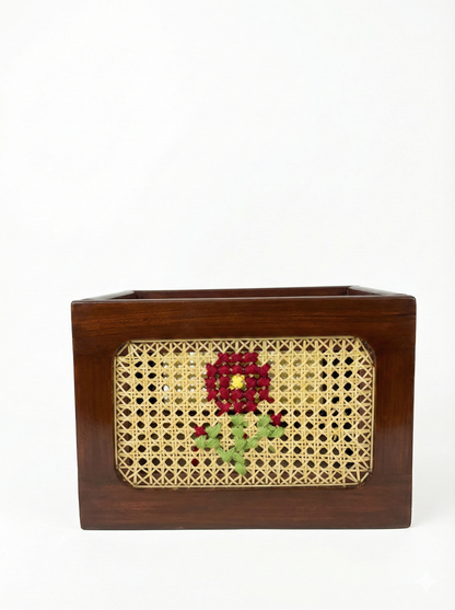 embroidered Accent boxes - 14 x 14 inches