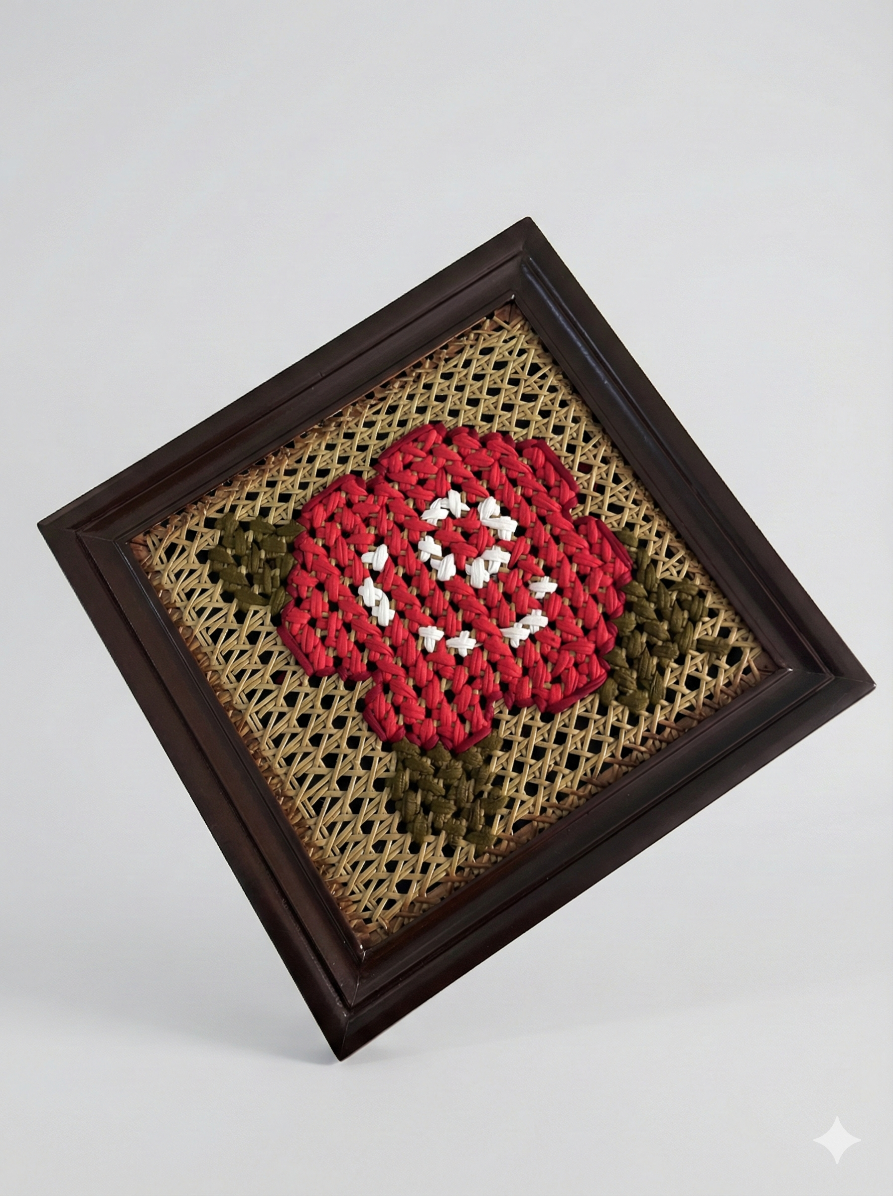 Embroidered mini wall hangings - 12 x 12 inches