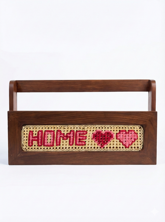 Wall Magazine Rack & Mail Organizer - 13 x 22 inches