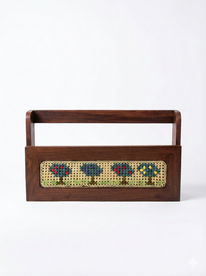 Wall Magazine Rack & Mail Organizer - 13 x 22 inches