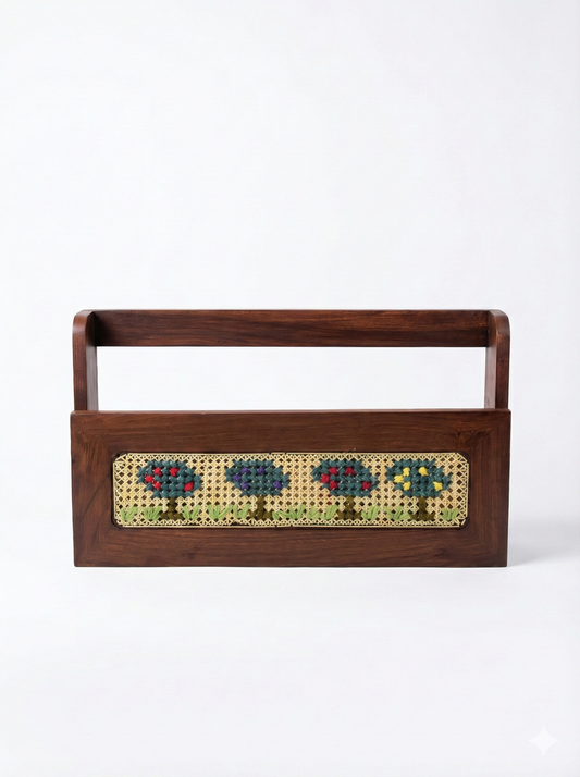 Wall Magazine Rack & Mail Organizer - 13 x 22 inches