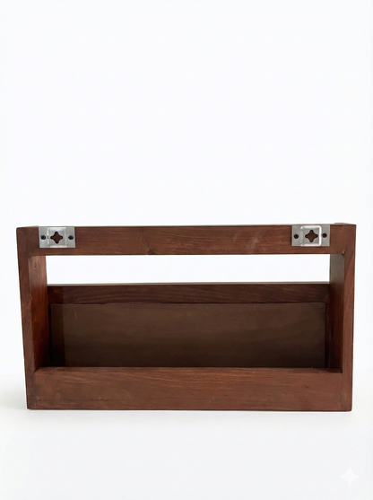 Wall Magazine Rack & Mail Organizer - 13 x 22 inches