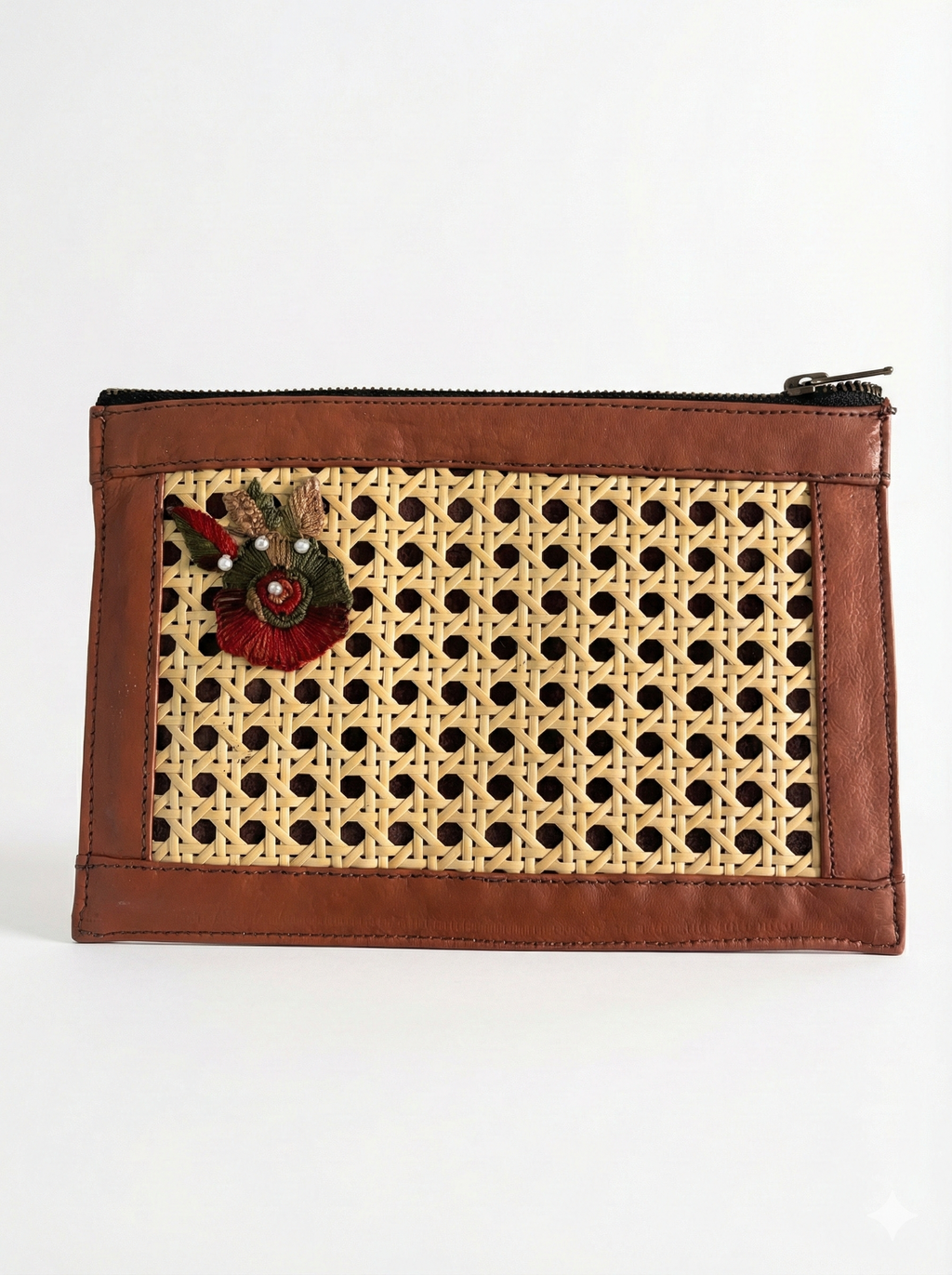 The Signature Rattan Set | Handcrafted Purse & Matching Slippers