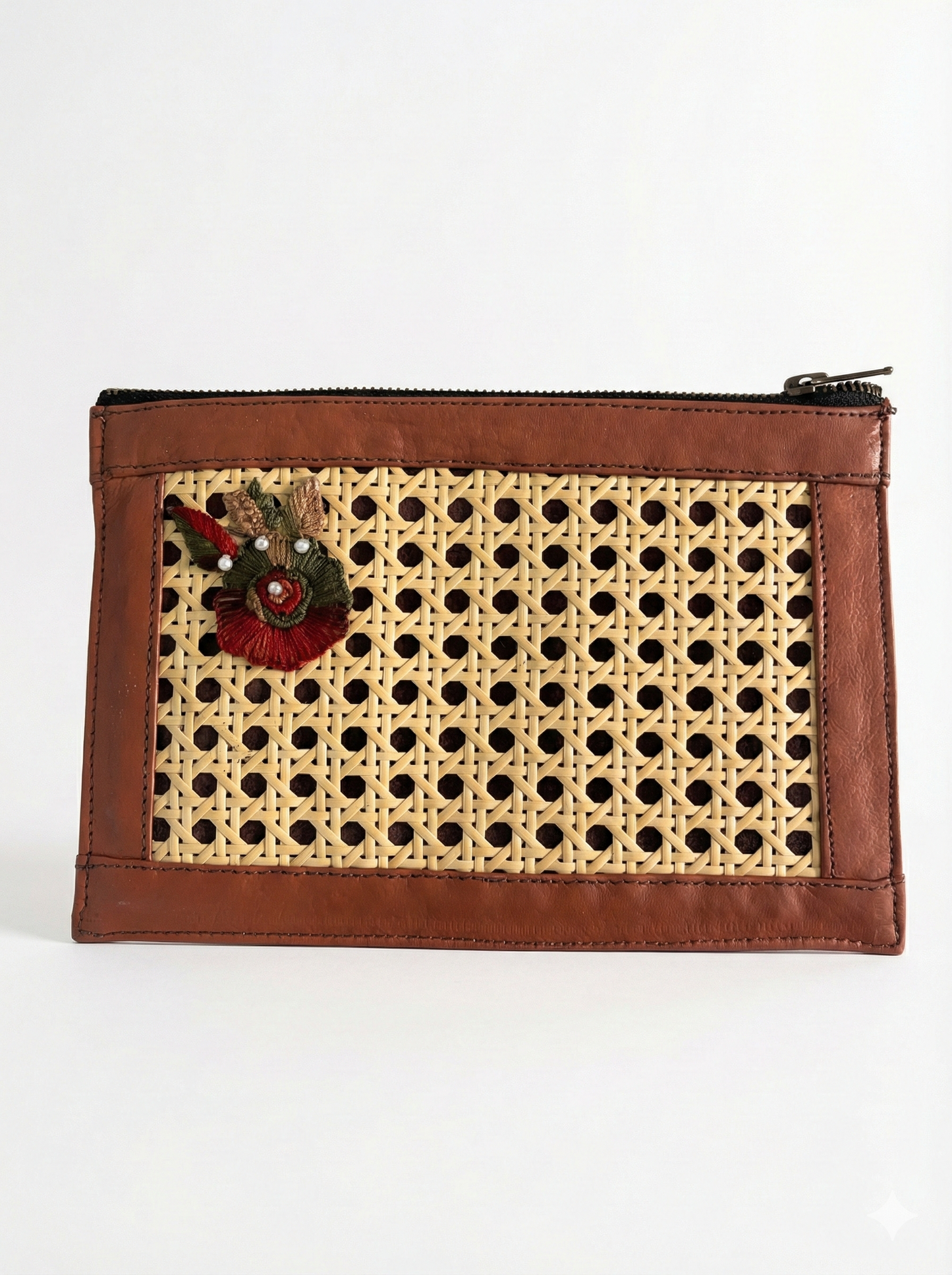 The Signature Rattan Set | Handcrafted Purse & Matching Slippers