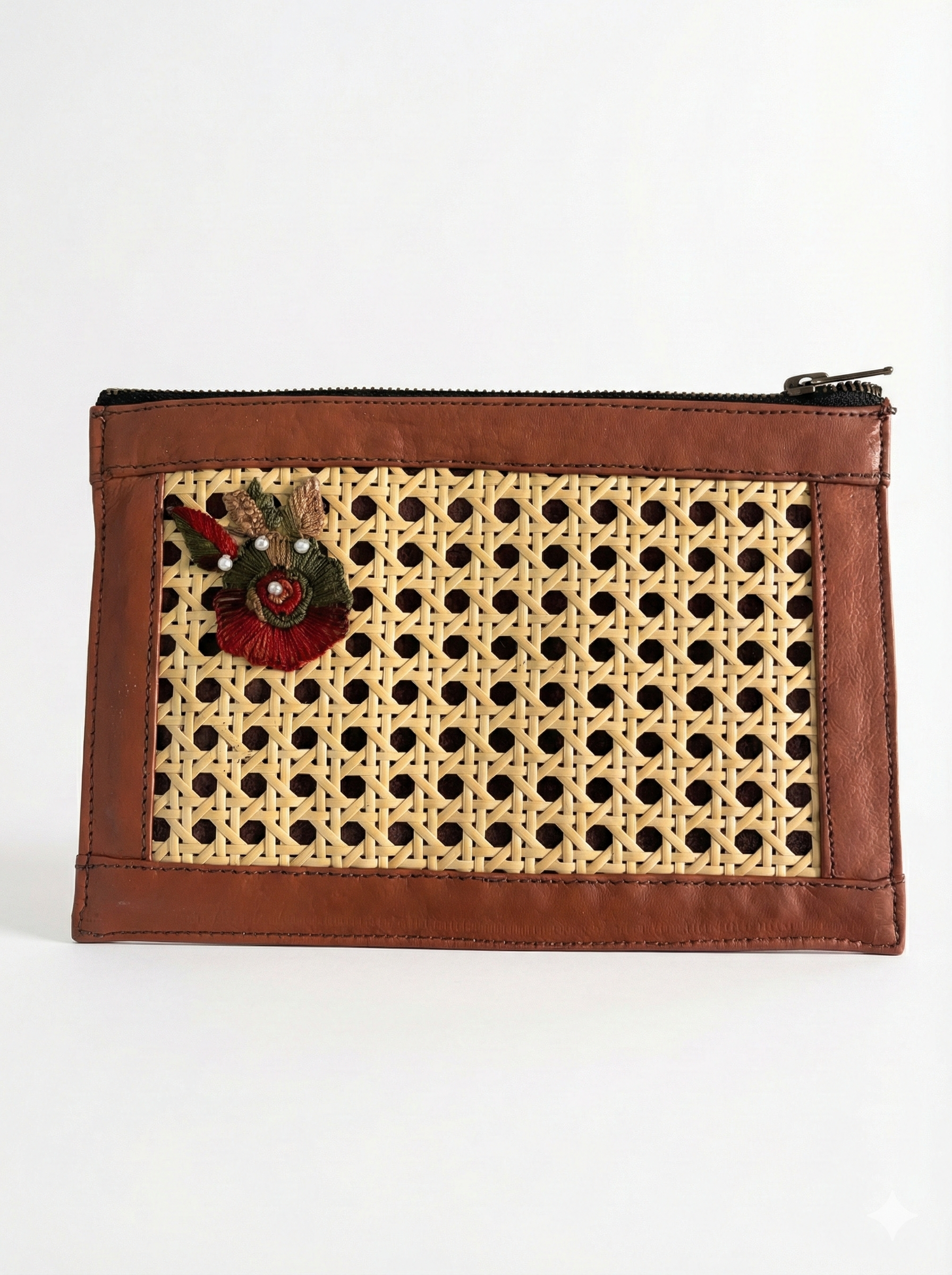The Signature Rattan Set | Handcrafted Purse & Matching Slippers