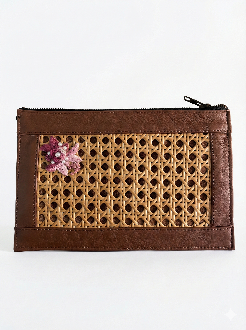 The Signature Rattan Set | Handcrafted Purse & Matching Slippers