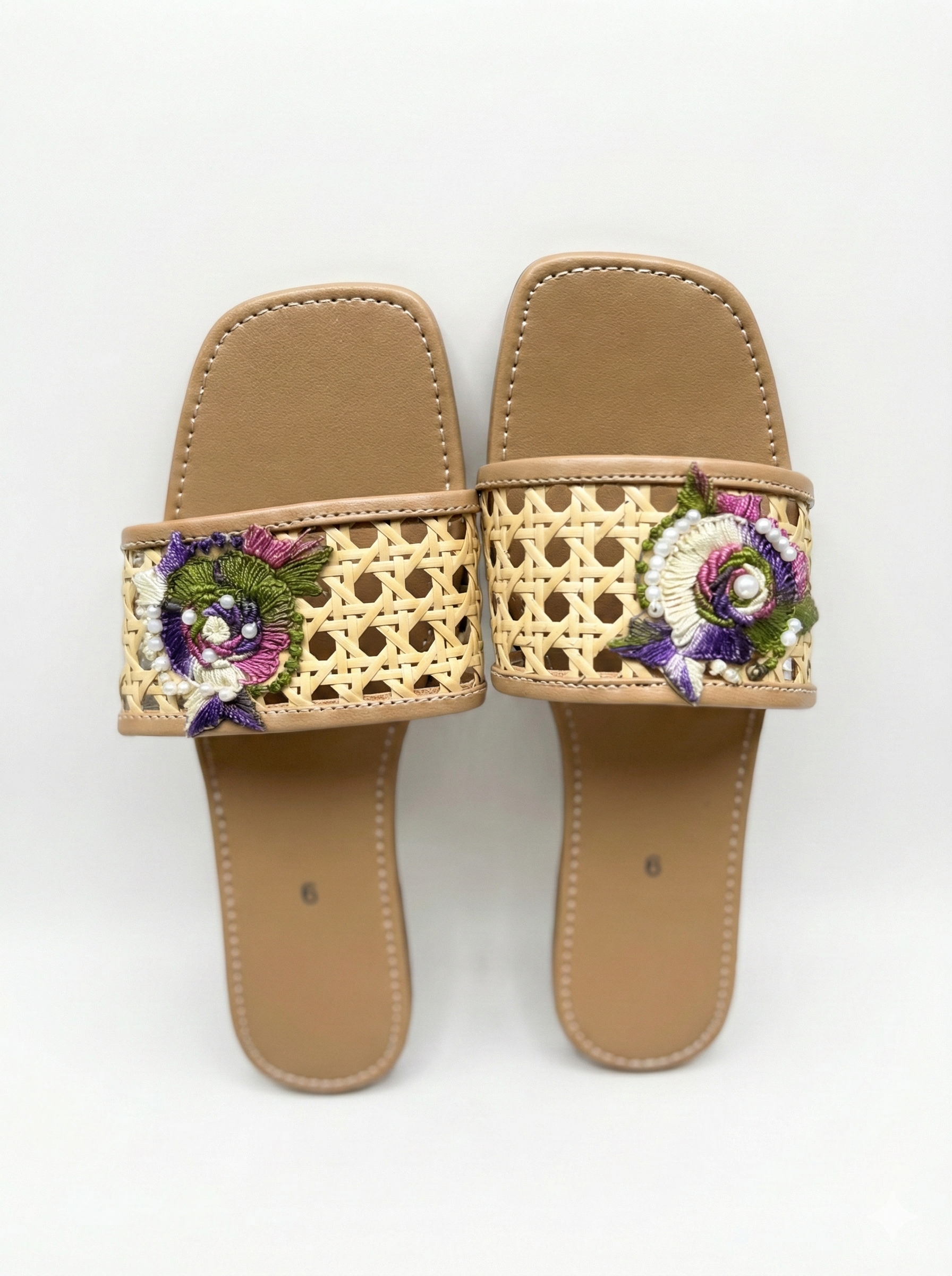 The Signature Rattan Set | Handcrafted Purse & Matching Slippers
