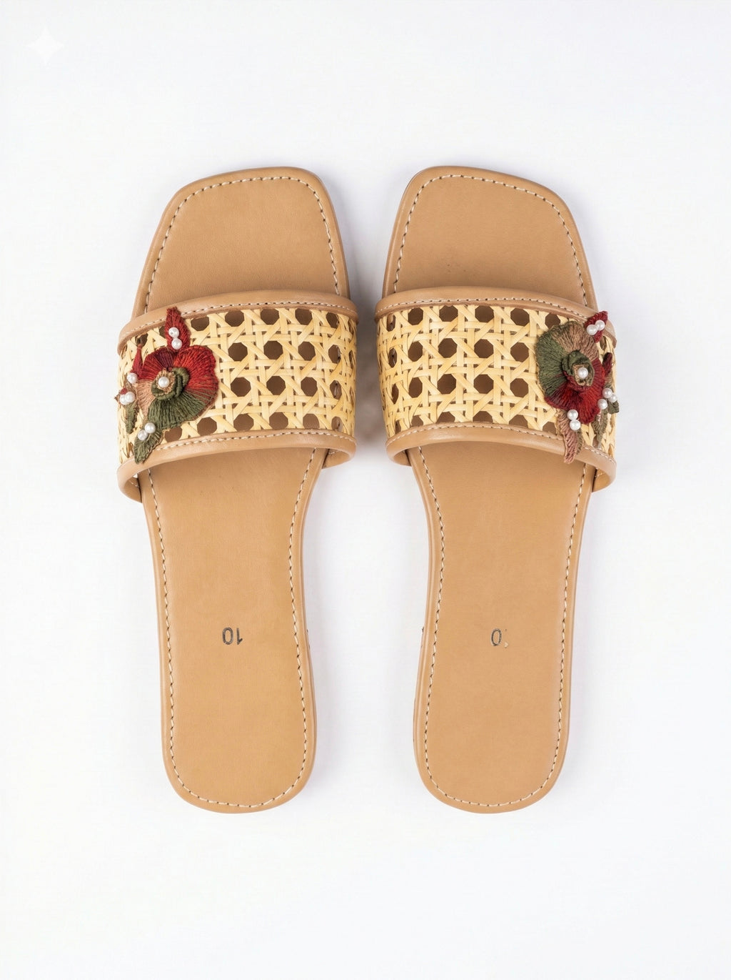 The Signature Rattan Set | Handcrafted Purse & Matching Slippers