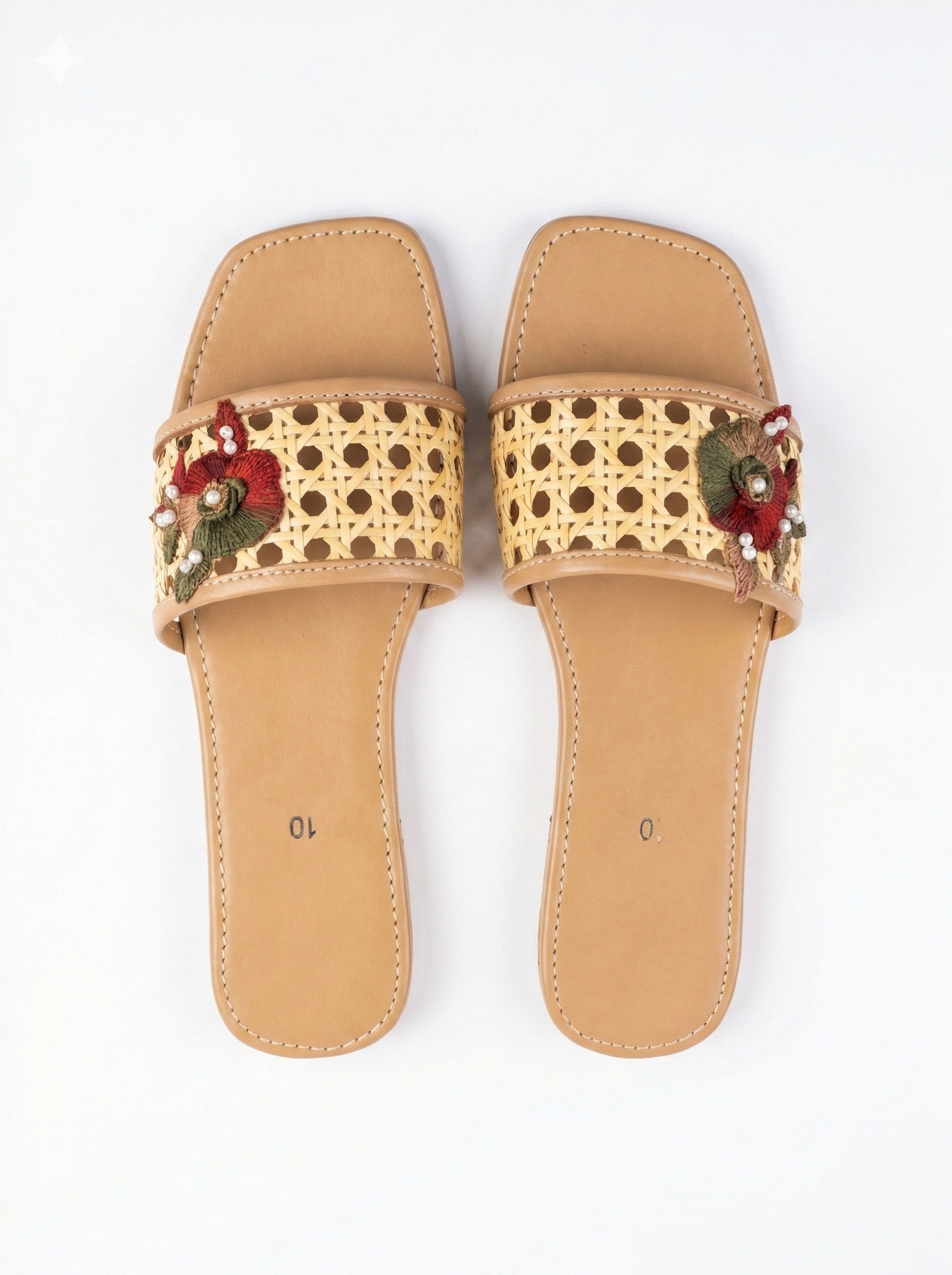 The Signature Rattan Set | Handcrafted Purse & Matching Slippers