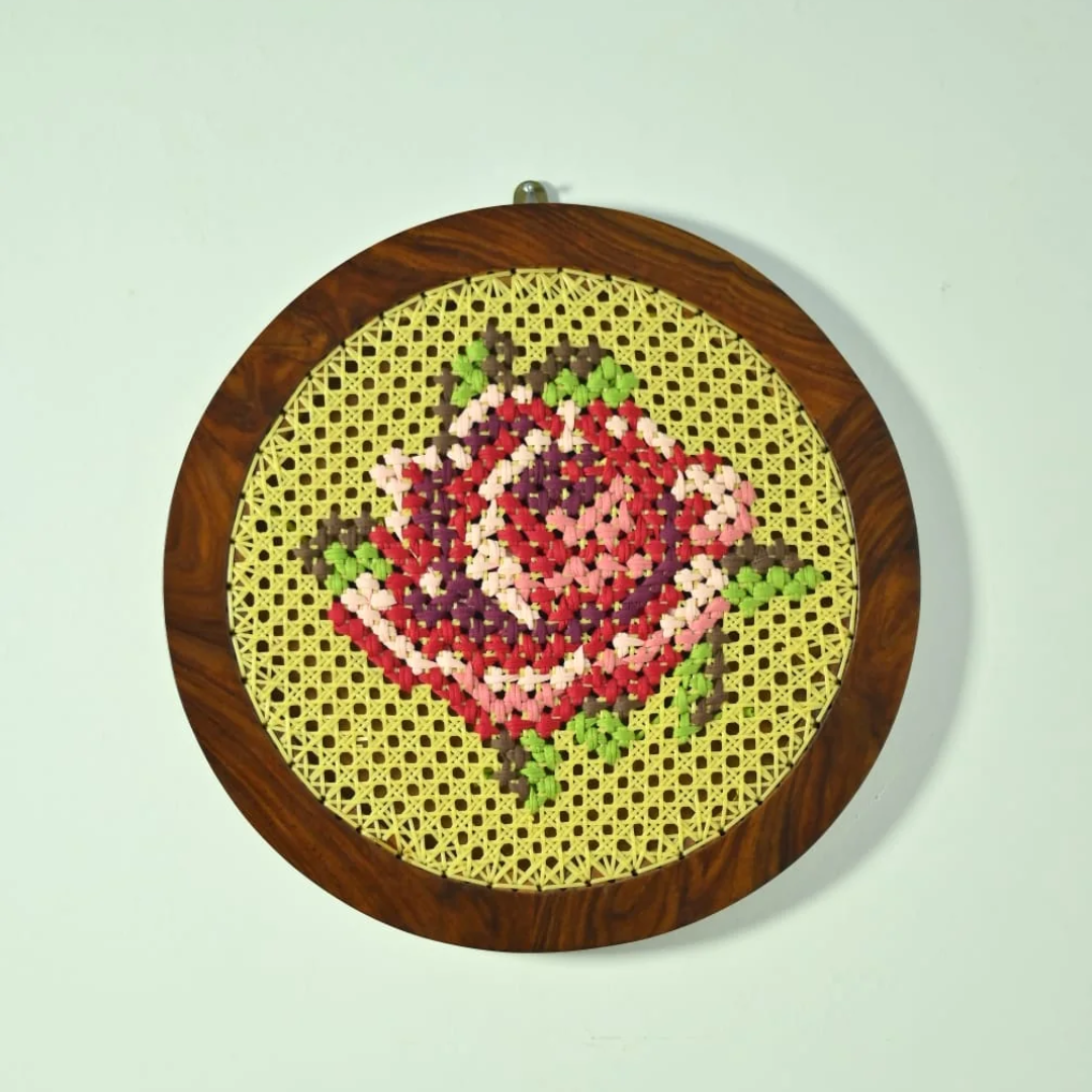 Bloomed Rose wall hanging  - 16 inches